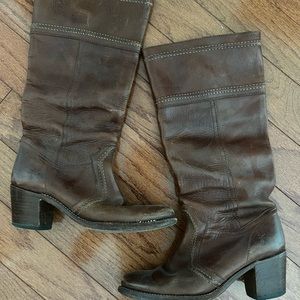 Frye Tall Brown Boots 7.5